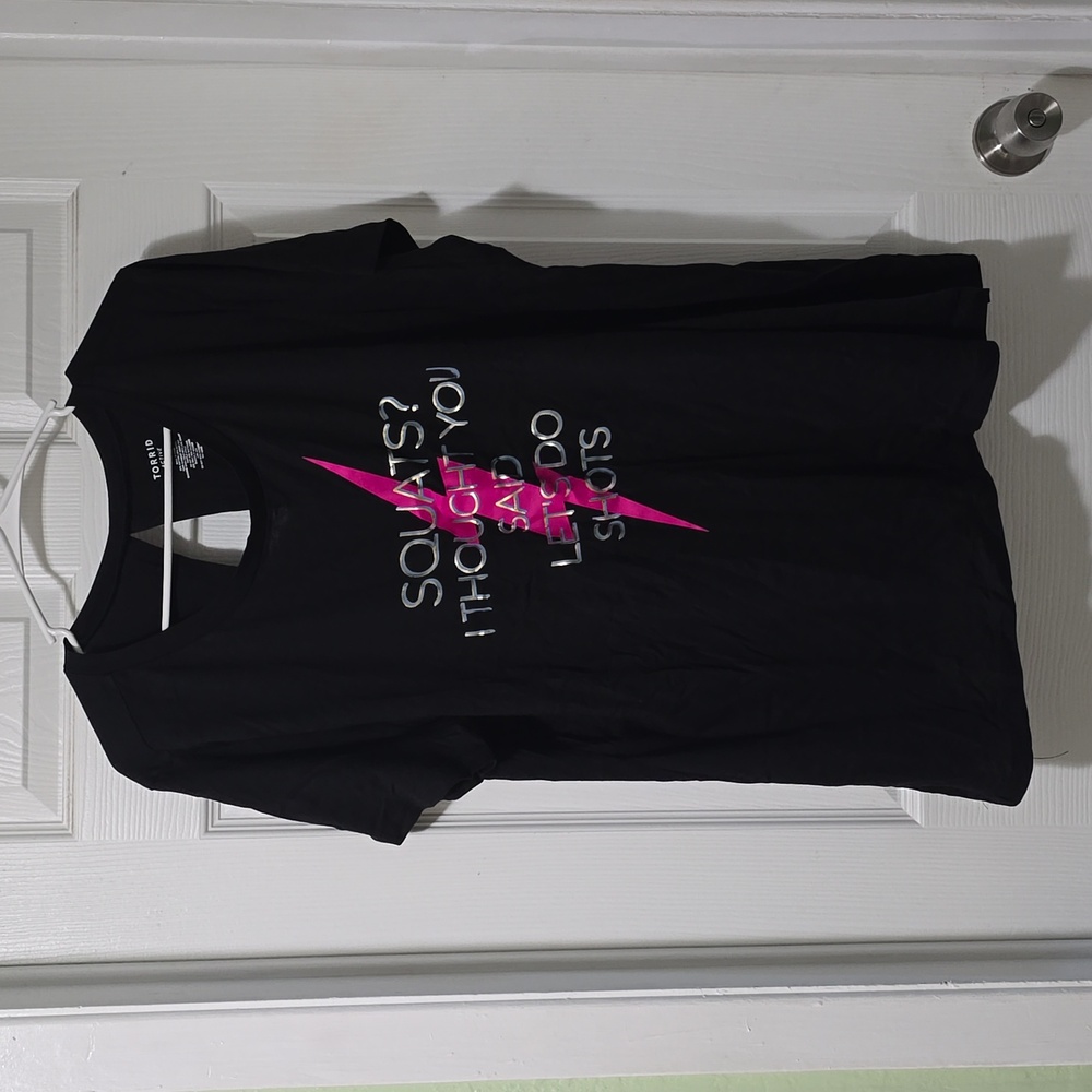 Torrid Performance Open Back Short Sleeve Active Tee Size 2x